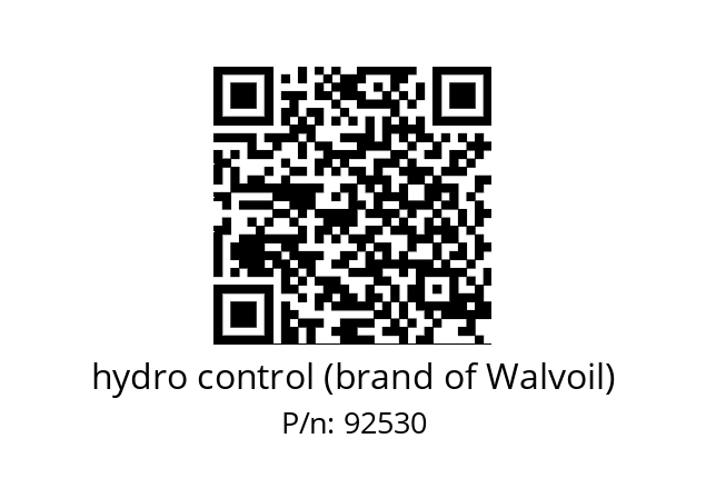   hydro control (brand of Walvoil) 92530