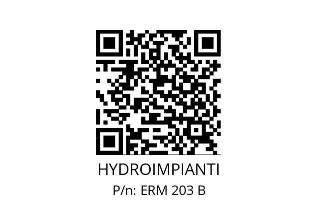   HYDROIMPIANTI ERM 203 B