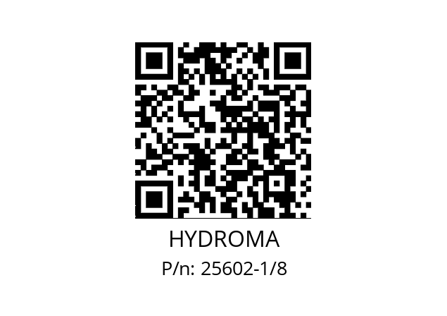   HYDROMA 25602-1/8