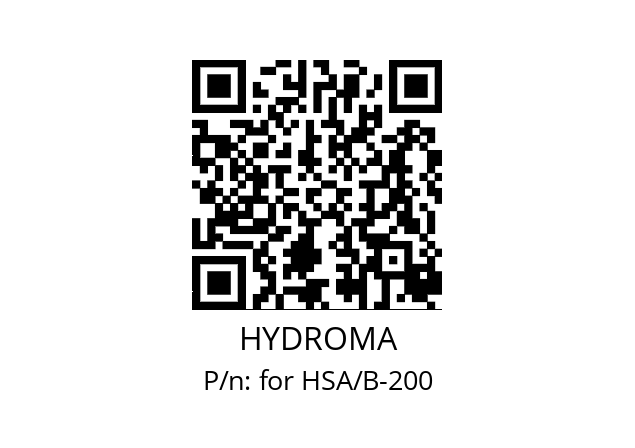   HYDROMA for HSA/B-200