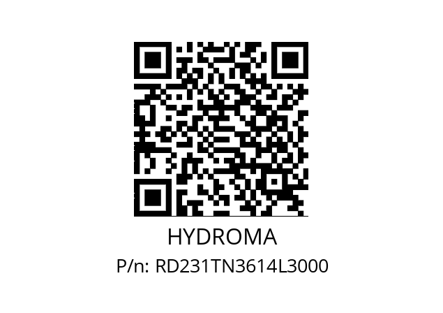   HYDROMA RD231TN3614L3000