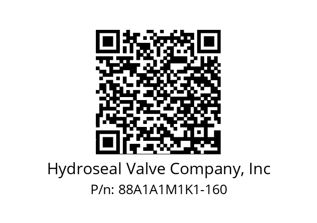   Hydroseal Valve Company, Inc 88A1A1M1K1-160