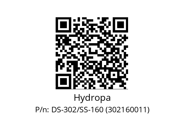   Hydropa DS-302/SS-160 (302160011)