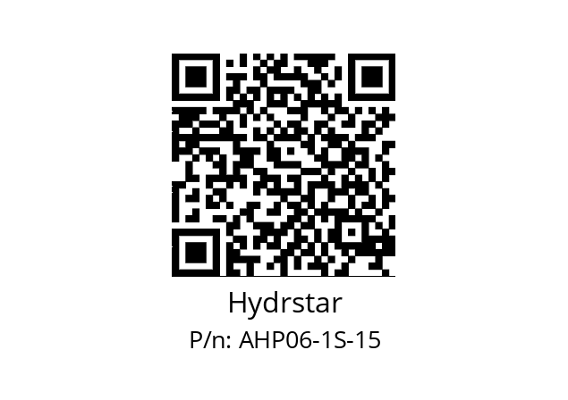   Hydrstar AHP06-1S-15