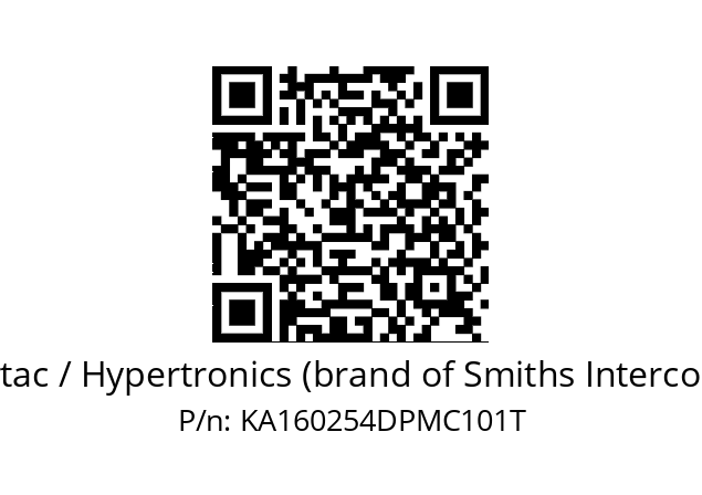   Hypertac / Hypertronics (brand of Smiths Interconnect) KA160254DPMC101T