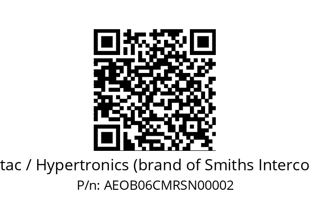   Hypertac / Hypertronics (brand of Smiths Interconnect) AEOB06CMRSN00002