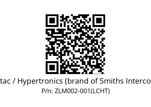   Hypertac / Hypertronics (brand of Smiths Interconnect) ZLM002-001(LCHT)