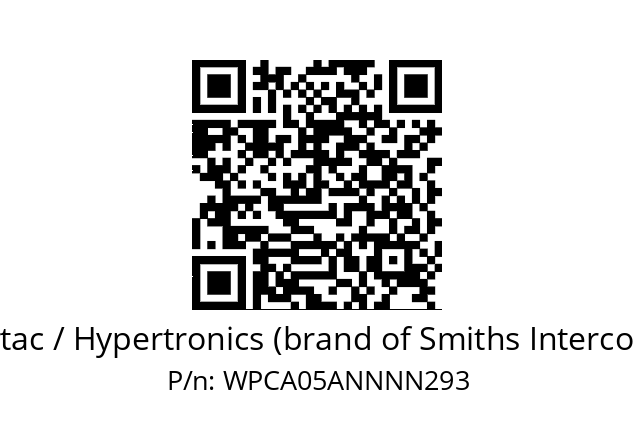   Hypertac / Hypertronics (brand of Smiths Interconnect) WPCA05ANNNN293