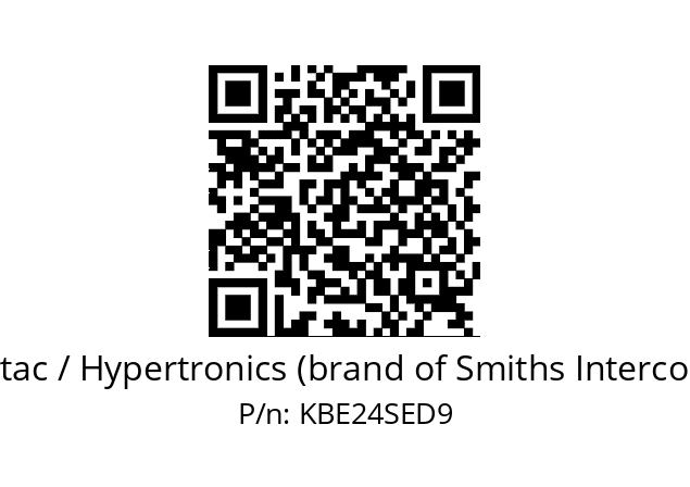   Hypertac / Hypertronics (brand of Smiths Interconnect) KBE24SED9