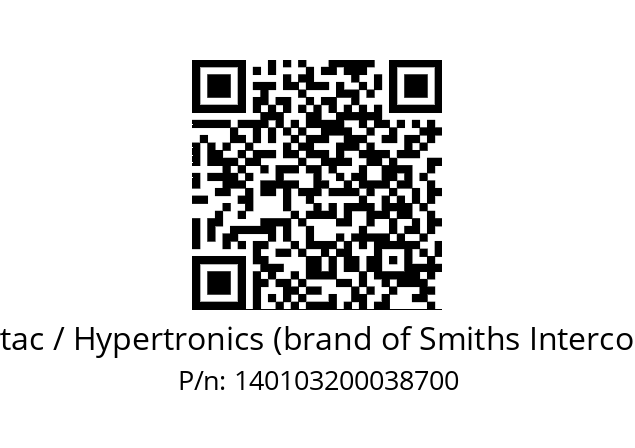   Hypertac / Hypertronics (brand of Smiths Interconnect) 140103200038700