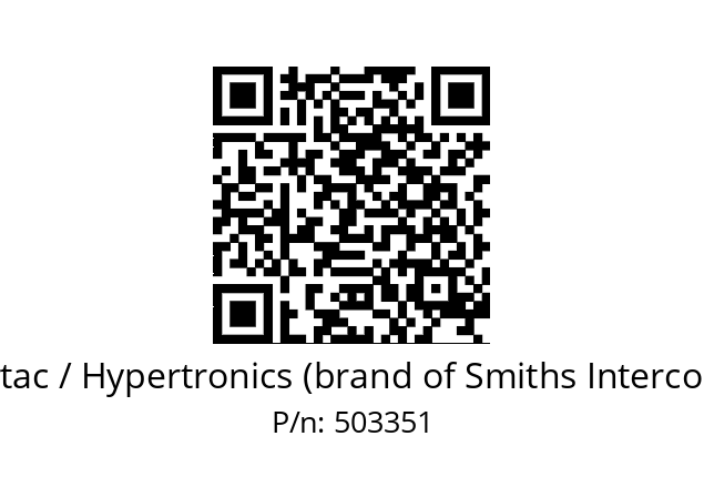   Hypertac / Hypertronics (brand of Smiths Interconnect) 503351