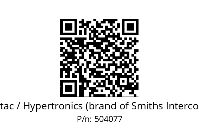   Hypertac / Hypertronics (brand of Smiths Interconnect) 504077