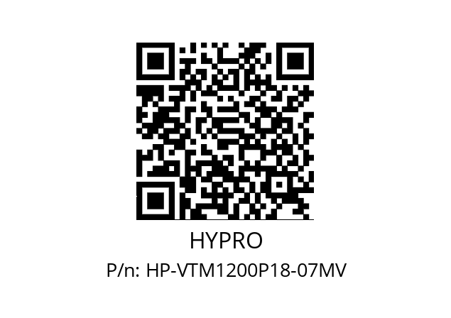   HYPRO HP-VTM1200P18-07MV