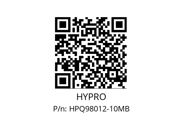   HYPRO HPQ98012-10MB