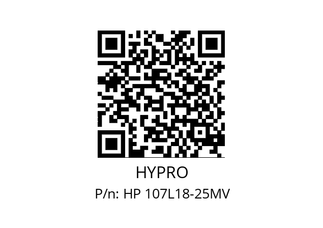   HYPRO HP 107L18-25MV