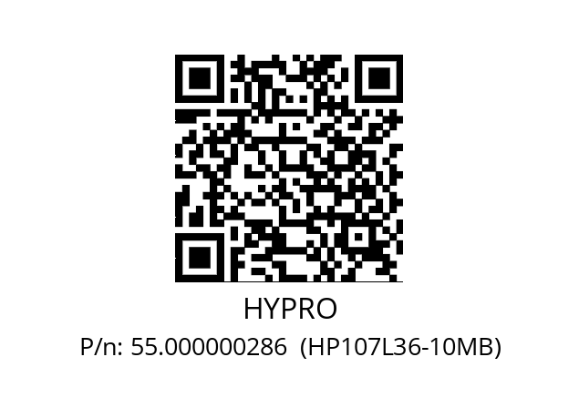   HYPRO 55.000000286  (HP107L36-10MB)