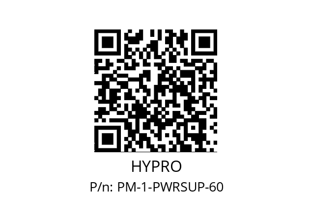   HYPRO PM-1-PWRSUP-60