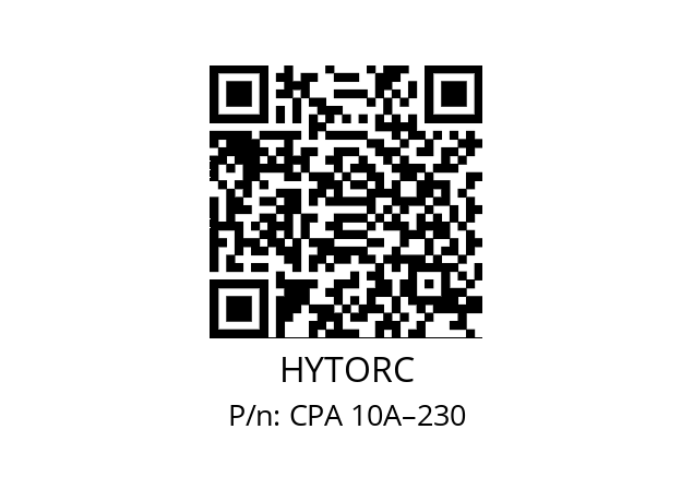   HYTORC CPA 10A–230