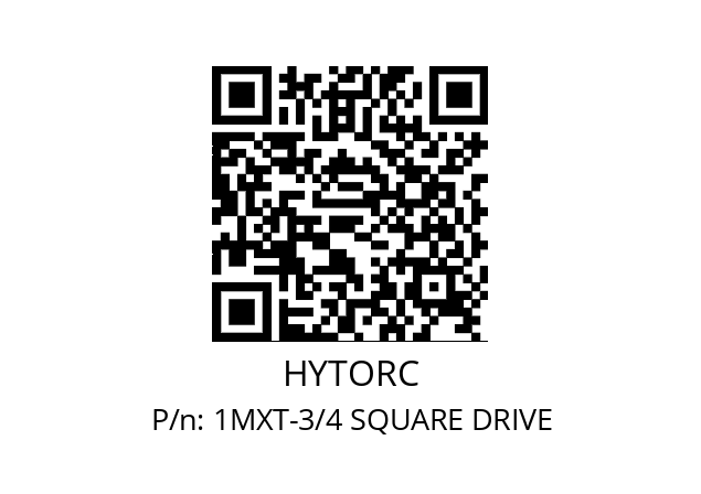   HYTORC 1MXT-3/4 SQUARE DRIVE