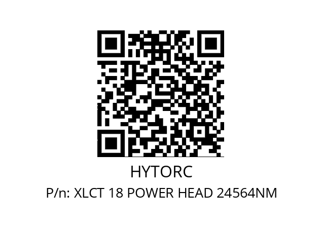   HYTORC XLCT 18 POWER HEAD 24564NM