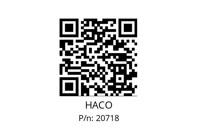   HACO 20718