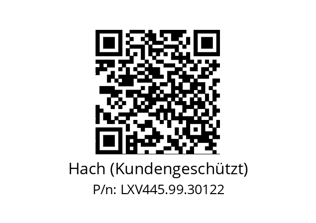   Hach (Kundengeschützt) LXV445.99.30122