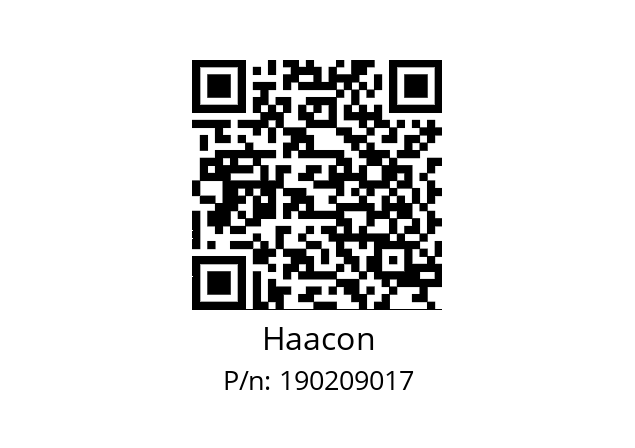   Haacon 190209017