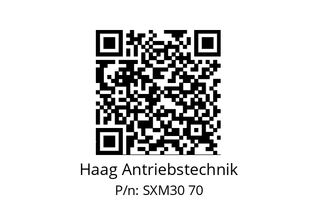   Haag Antriebstechnik SXM30 70