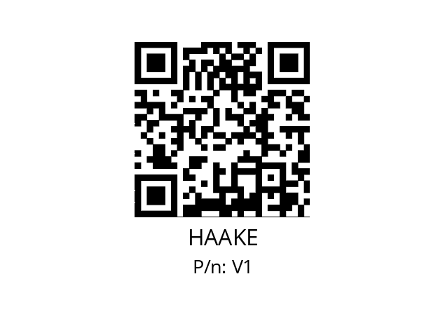   HAAKE V1