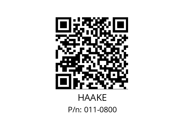   HAAKE 011-0800