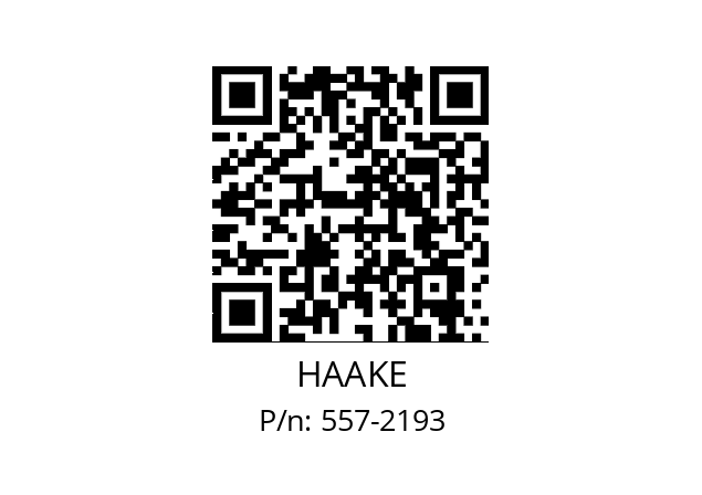   HAAKE 557-2193