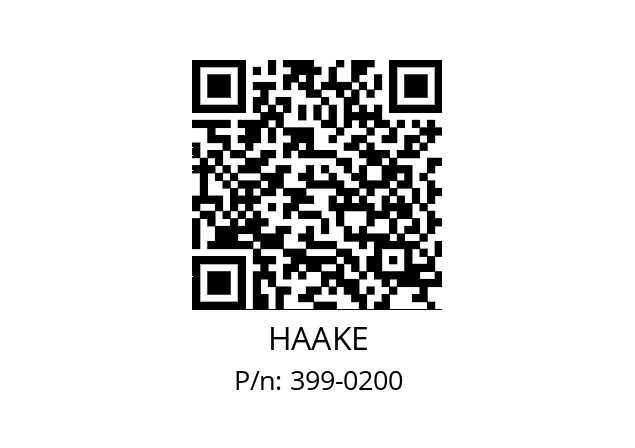   HAAKE 399-0200