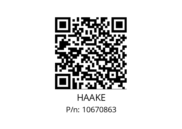   HAAKE 10670863