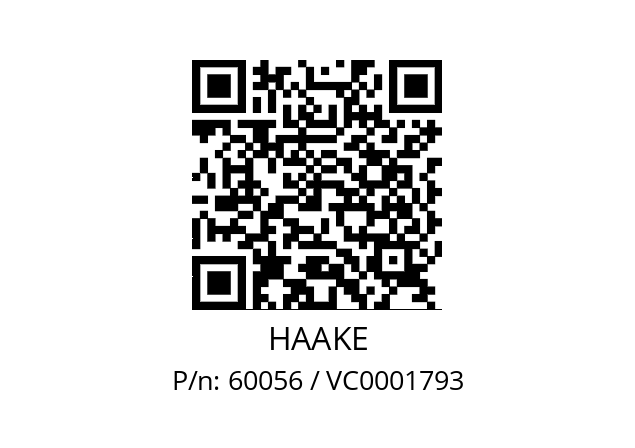   HAAKE 60056 / VC0001793