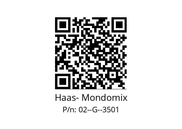   Haas- Mondomix 02-­G-­3501