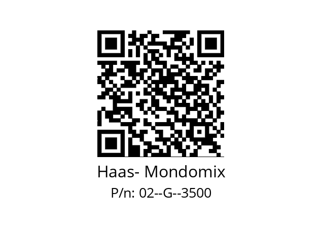   Haas- Mondomix 02-­G-­3500