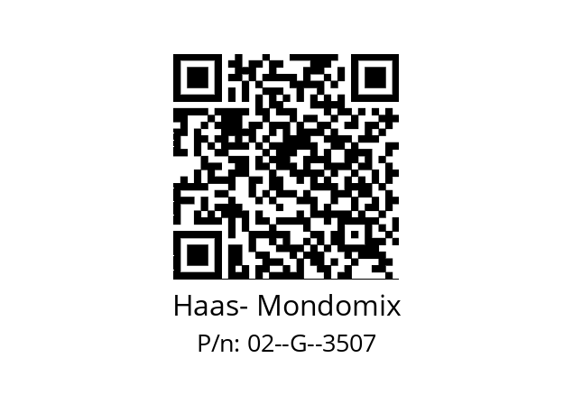   Haas- Mondomix 02-­G-­3507