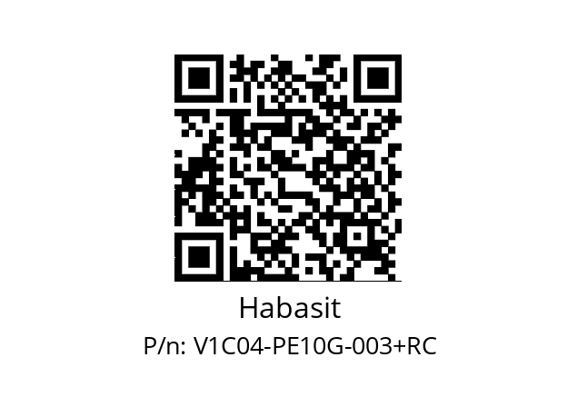   Habasit V1C04-PE10G-003+RC