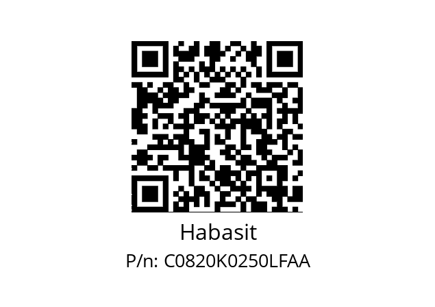   Habasit C0820K0250LFAA