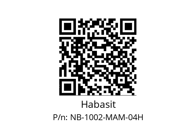   Habasit NB-1002-MAM-04H