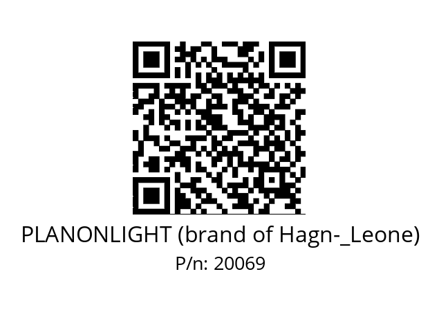   PLANONLIGHT (brand of Hagn­_Leone) 20069