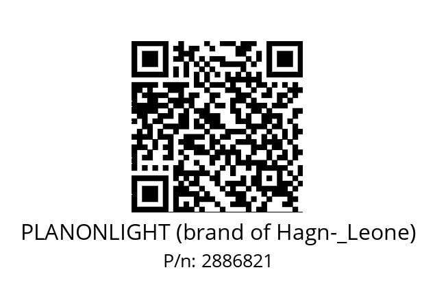   PLANONLIGHT (brand of Hagn­_Leone) 2886821