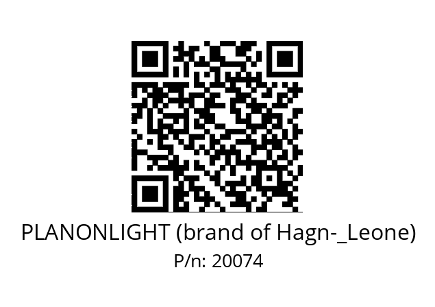   PLANONLIGHT (brand of Hagn­_Leone) 20074