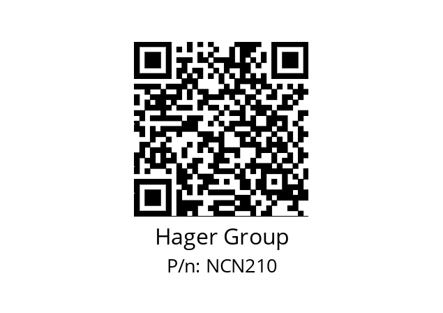   Hager Group NCN210