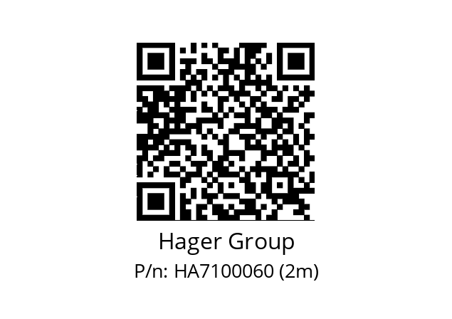   Hager Group HA7100060 (2m)