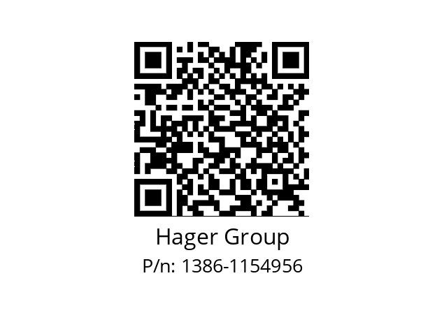   Hager Group 1386-1154956