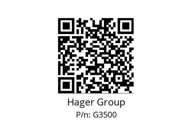   Hager Group G3500