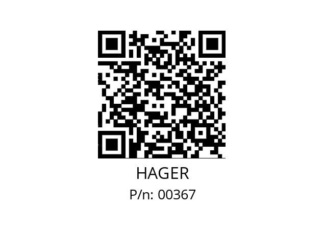   HAGER 00367