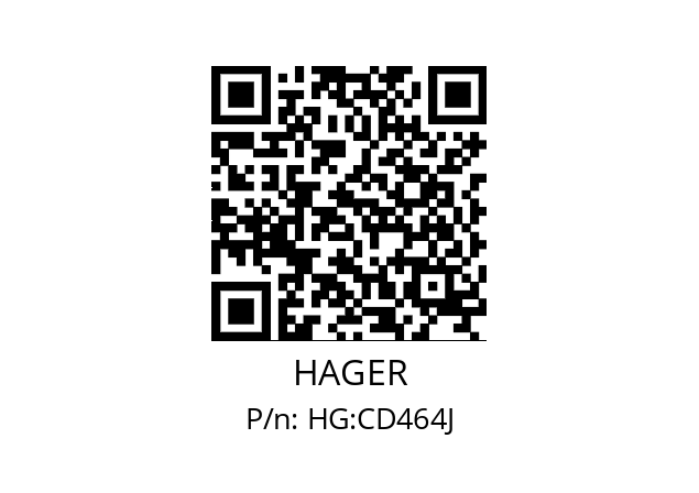   HAGER HG:CD464J