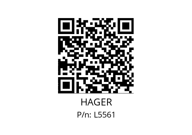   HAGER L5561